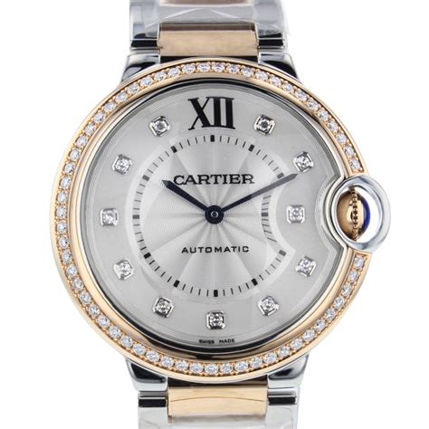 cartier ballon bleu 36mm with diamonds